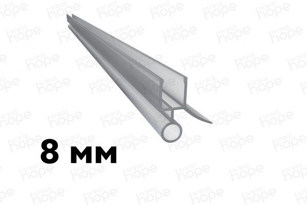 Уплотнитель Усик-подушка (стекло 8 мм)